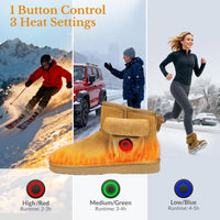 CozyStep Heated Boots — 2 Pair Bundle